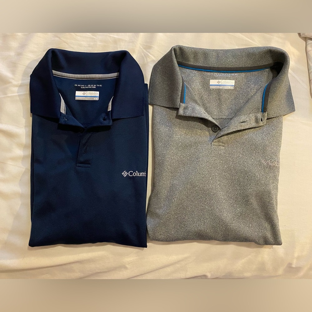 Men’s Sun Protection Columbia Polo’s